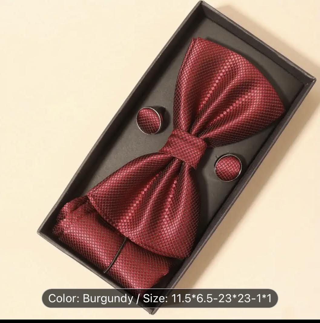 BOW TIE - WINE RED