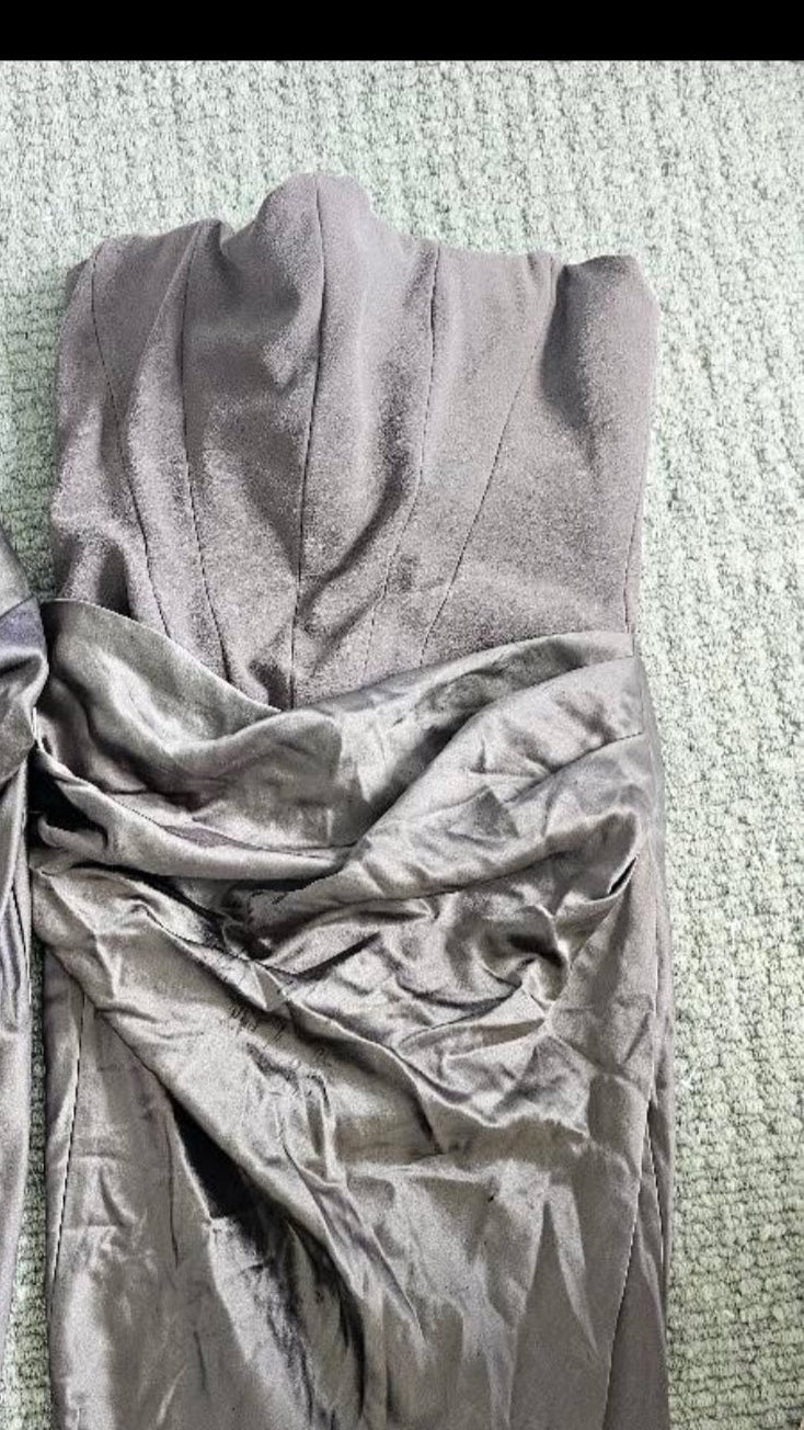 HOUSE OF CB - PERSEPHONE DRESS IN SMOKE