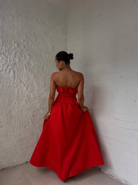 ELLIATT-LAUREL SLEEVELESS MAXI RED