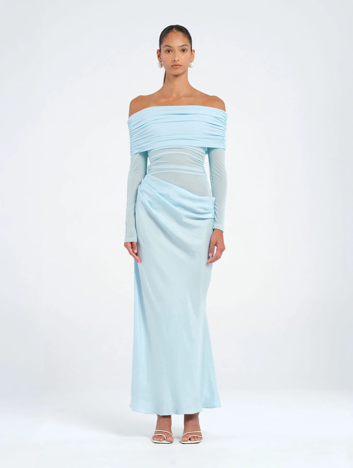 BENNI-YASMIN OFF THE SHOLDER MAXI