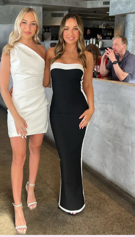BIANCA AND BRDGETT -ASHLEY DRESS BLACK