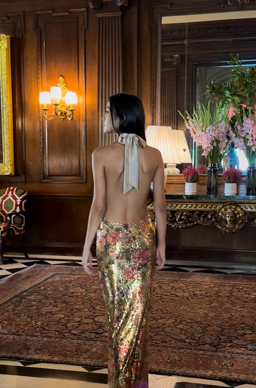 FAIT PAR FOUTCH -LIANA DRESS - FLEUR SEQUIN