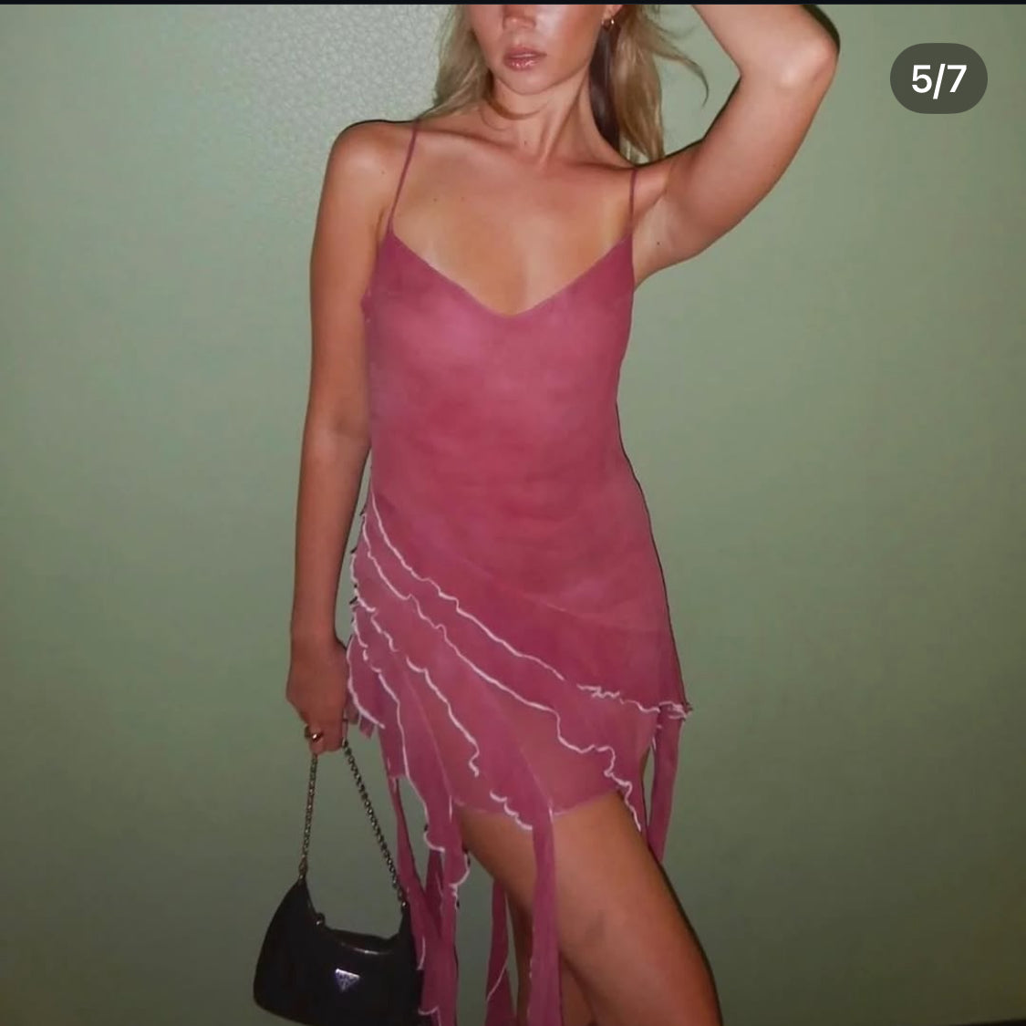 DANA - FOLEY FIRE MIDI DRESS PINK