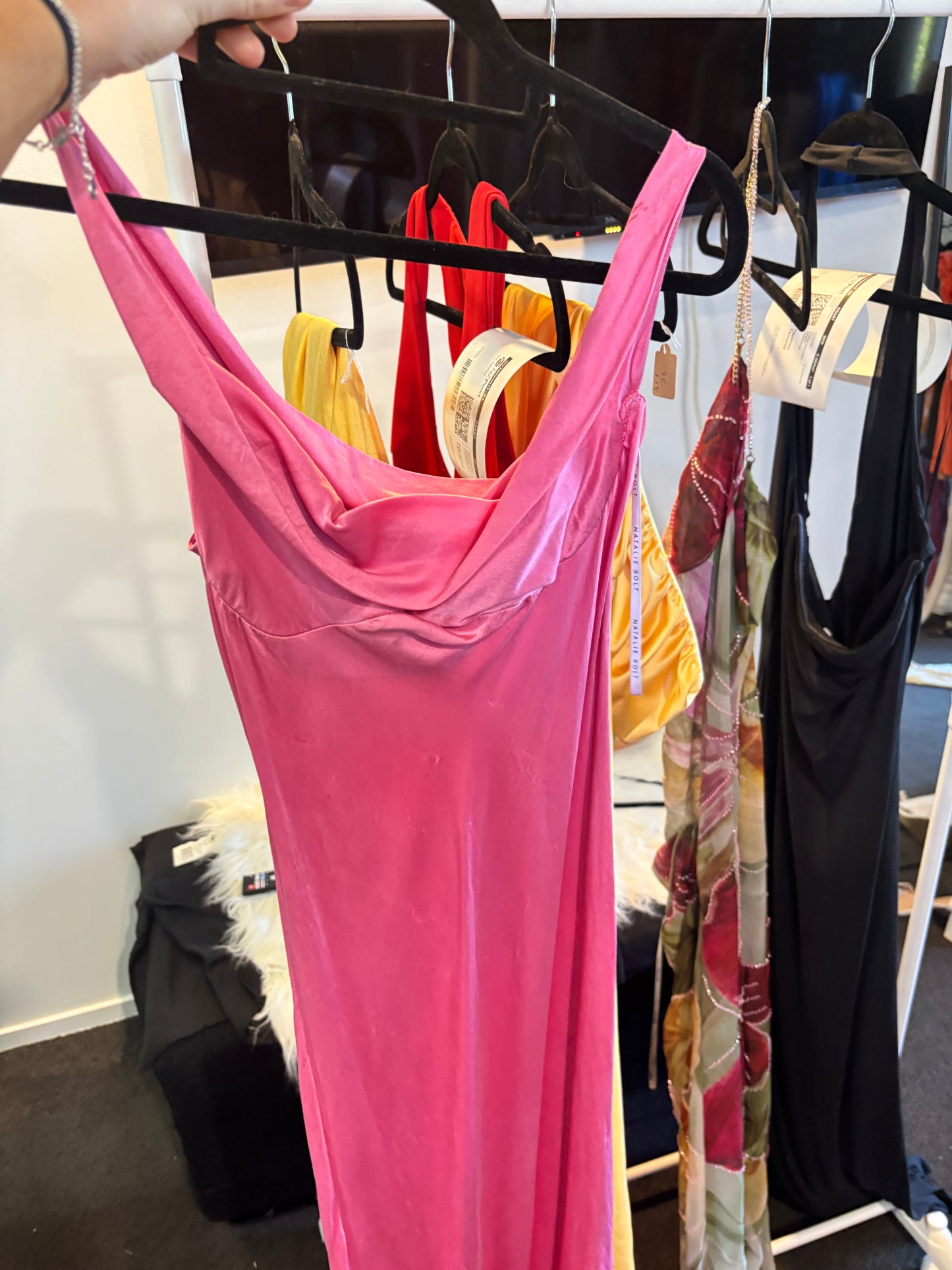NATALIE ROLT-MONICA GOWN PINK