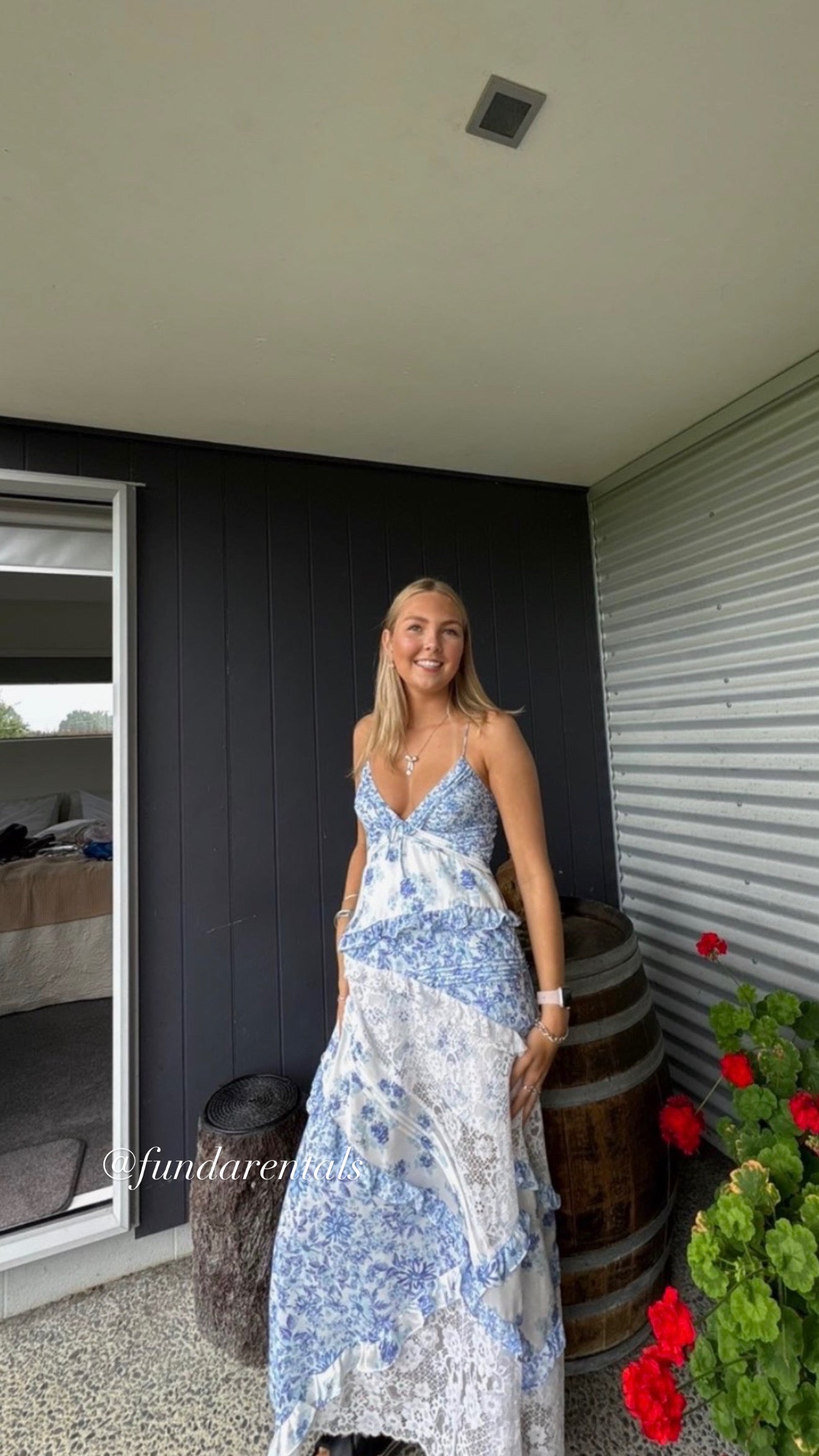 FOR LOVE AND LEMONS -ROSALYN MAXI BLUE