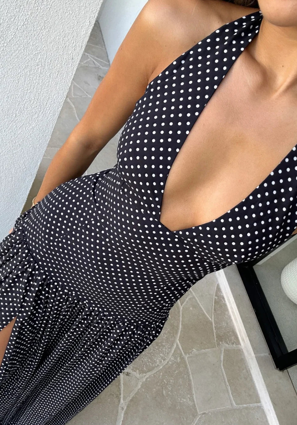 WHITEFOX-SWEET TEMPTATION HALTER MAXI