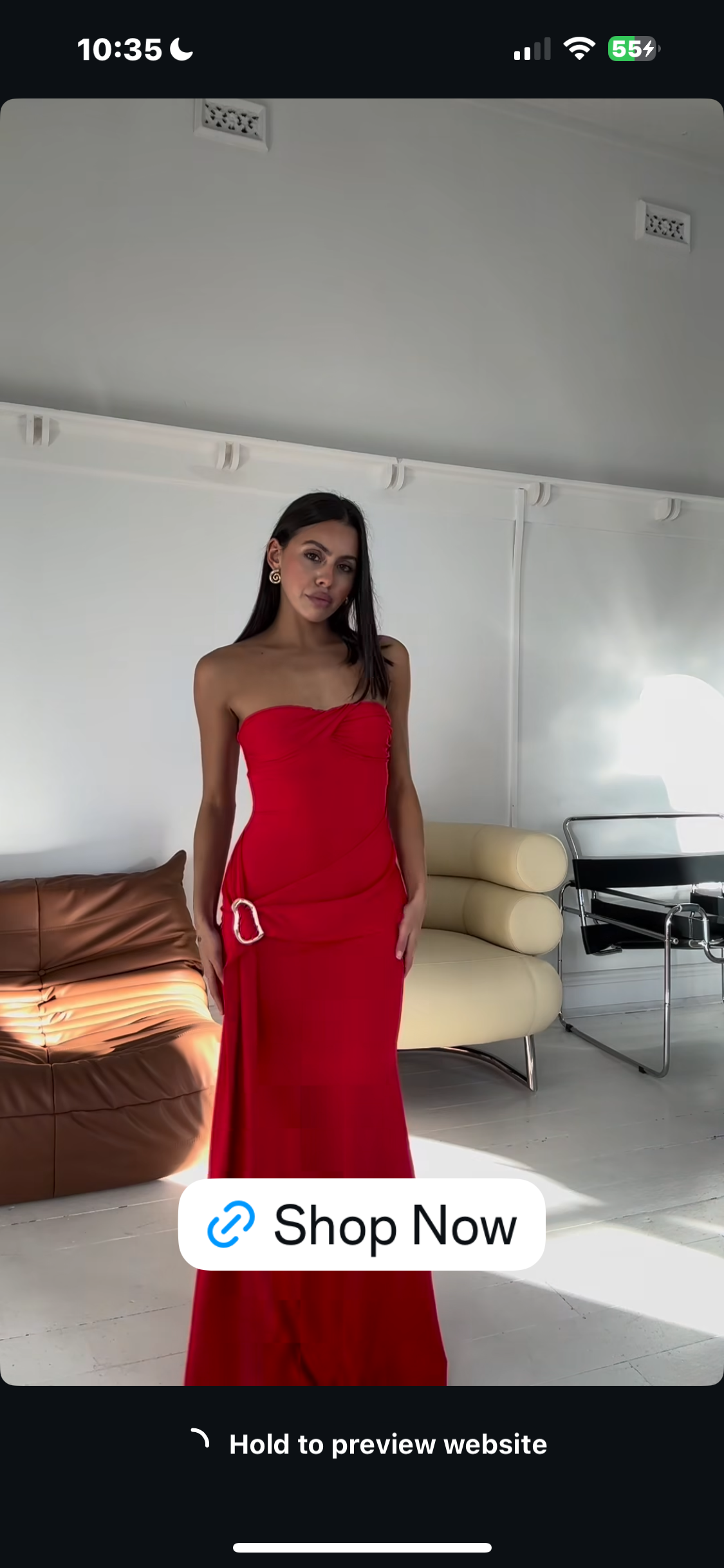 BRONZE SNAKE SHOP -KELLY MAXI DRESS CHERRY