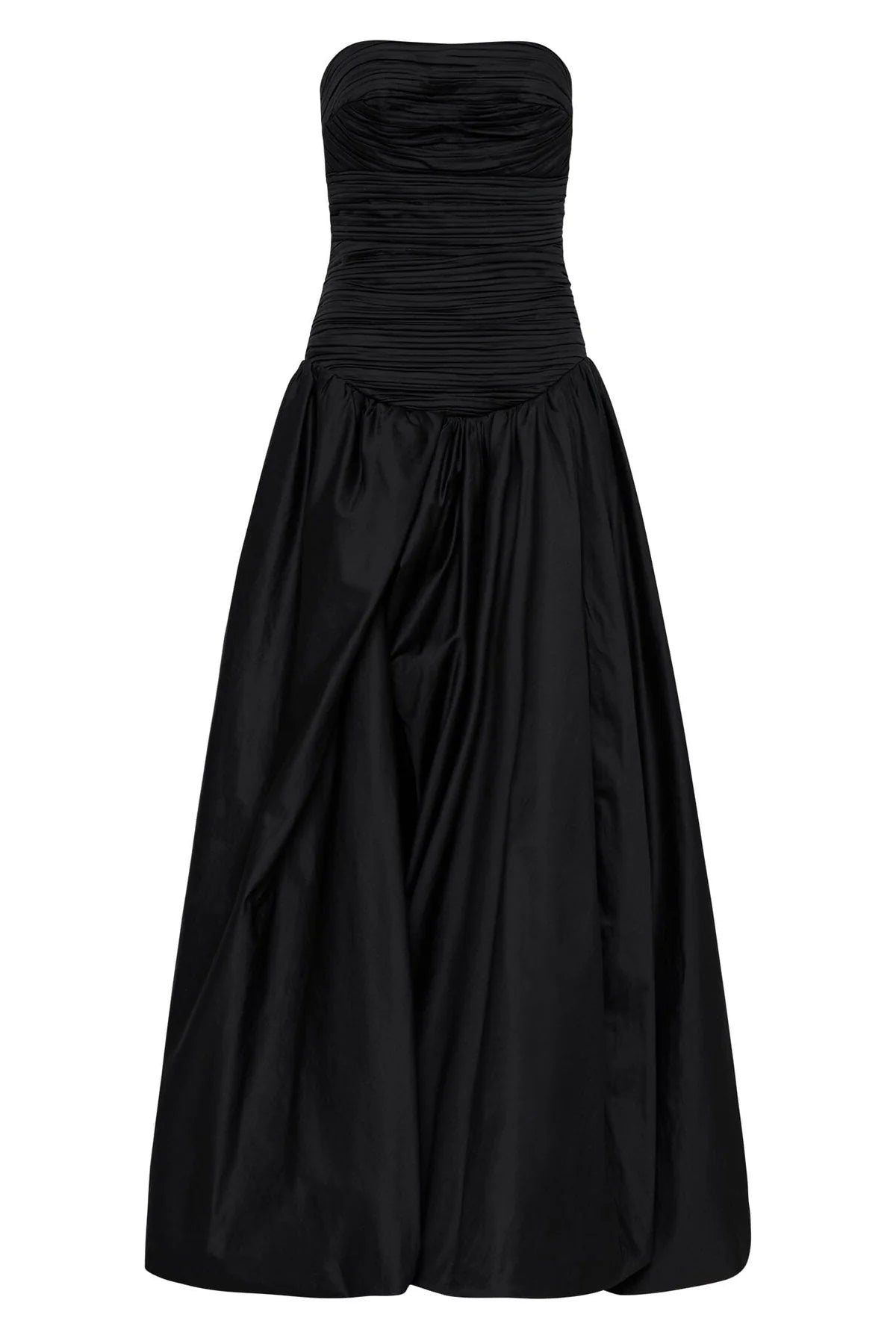 AJE -VIOLETTE BUBBLE HEM MAXI DRESS