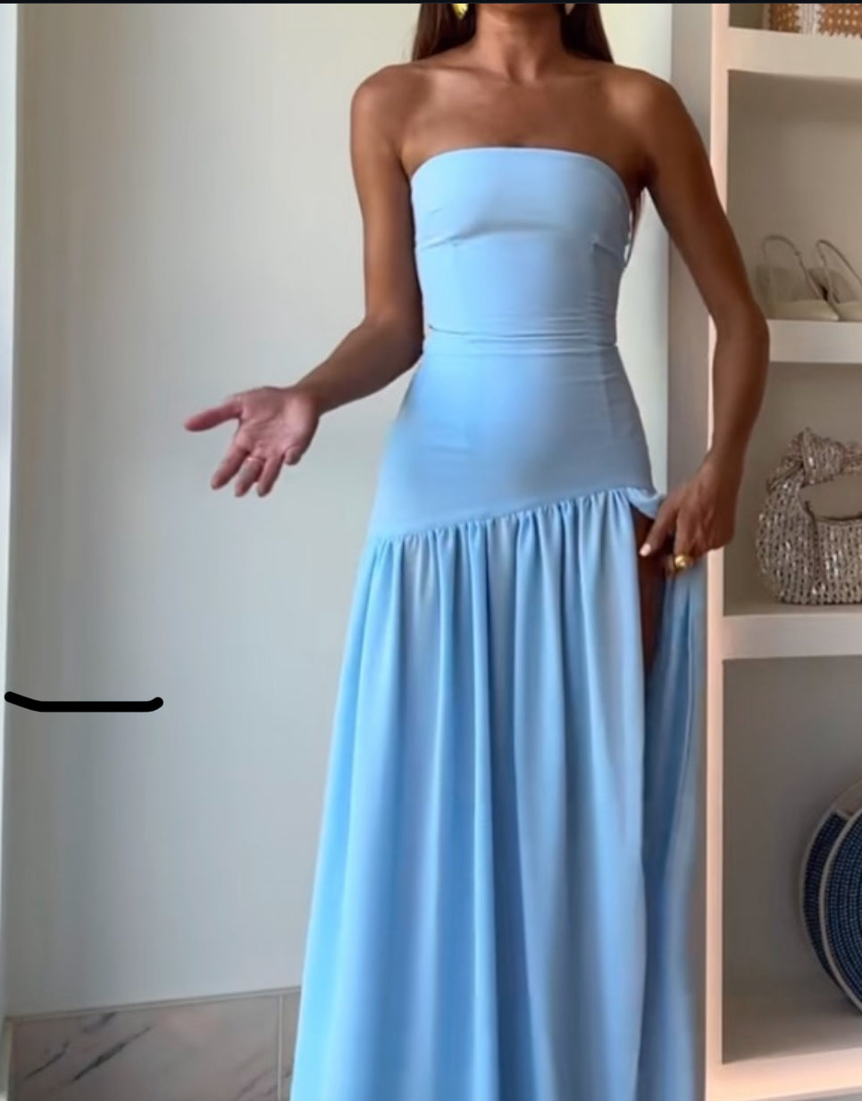 PEPPERMAYO- EDEN STRAPLESS DRESS