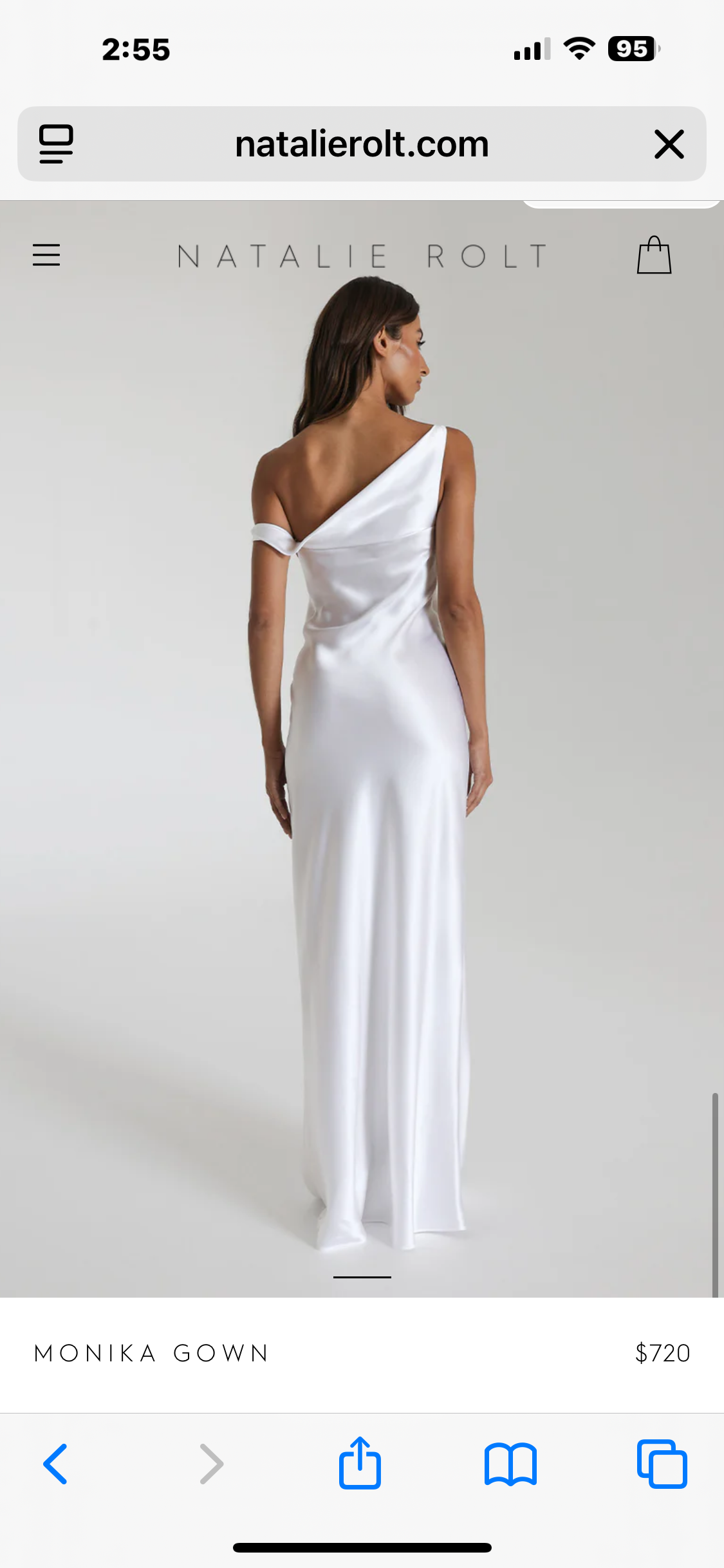 NATALIE ROLT -MONIKA GOWN white
