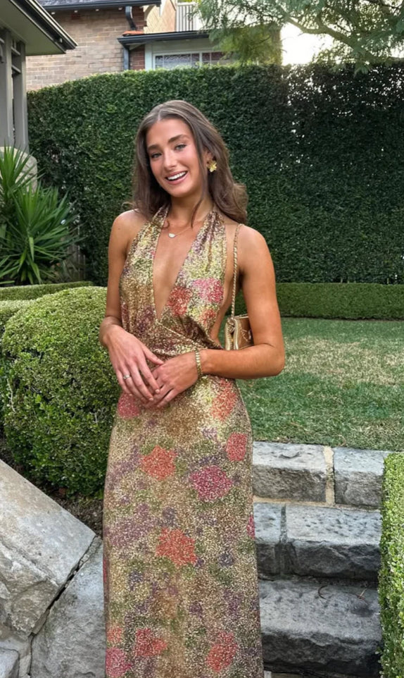 FAIT PAR FOUTCH -LIANA DRESS - FLEUR SEQUIN