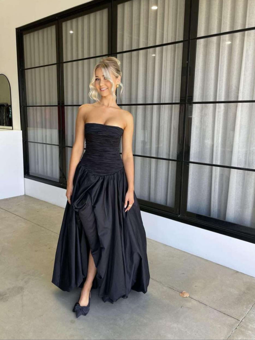 AJE -VIOLETTE BUBBLE HEM MAXI DRESS