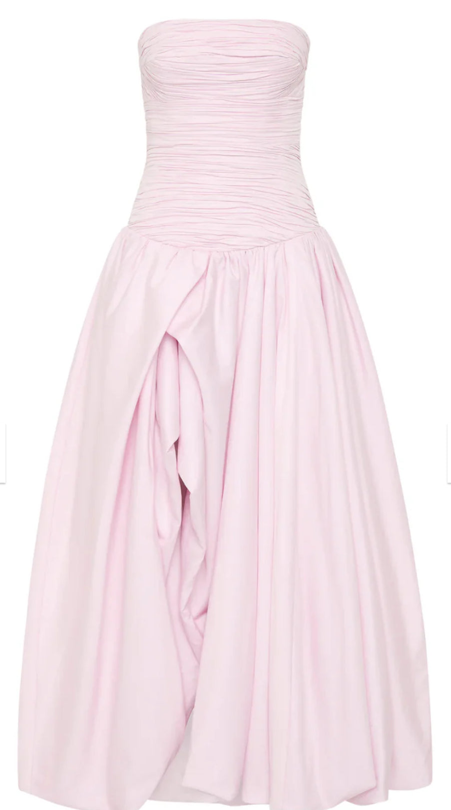 AJE - VIOLETTE BUBBLE HEM MAXI PINK