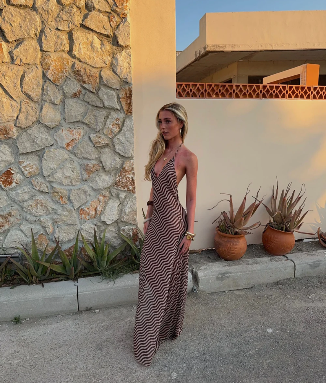 DESIGN BY SI - LUNIA MESH DRESS WITH OPEN BACK