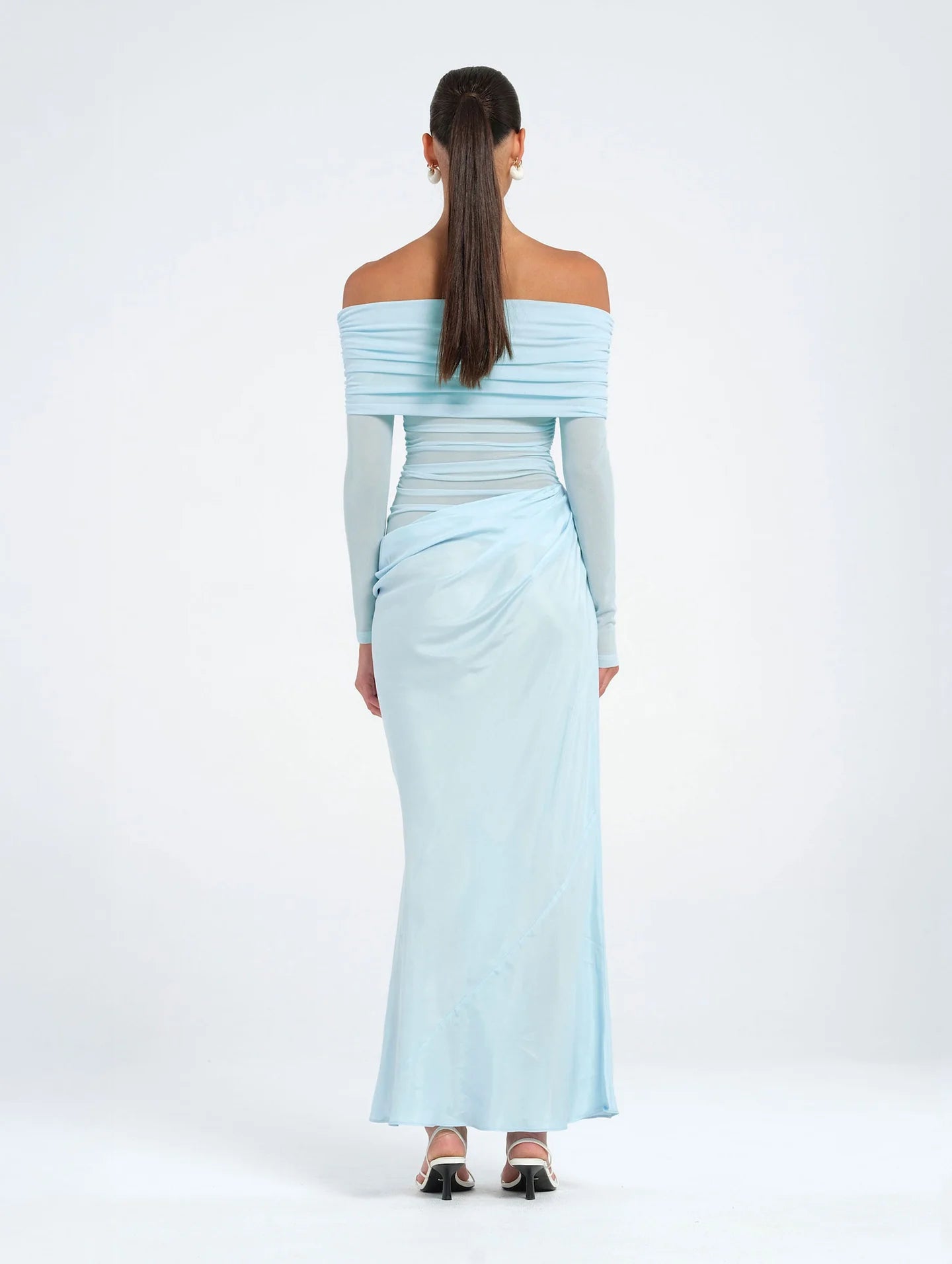 BENNI-YASMIN OFF THE SHOLDER MAXI
