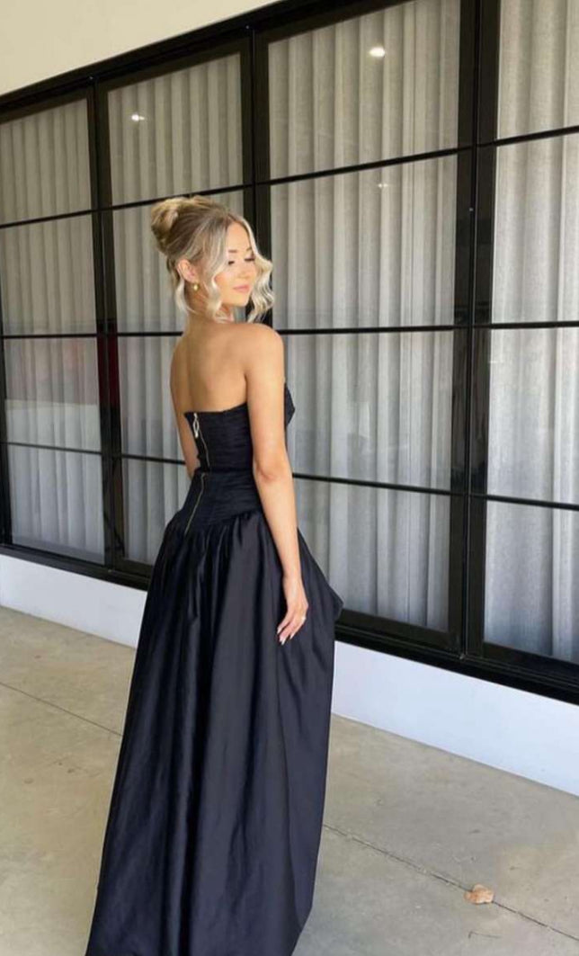 AJE -VIOLETTE BUBBLE HEM MAXI DRESS