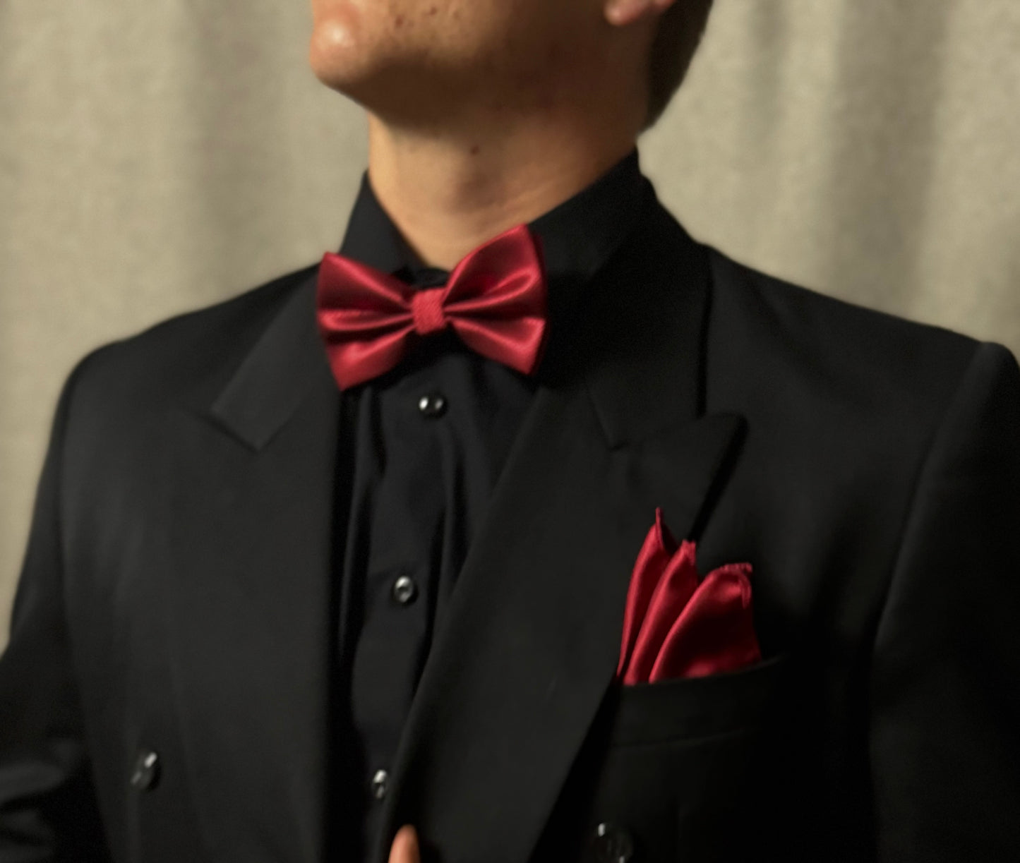 BOW TIE - WINE RED