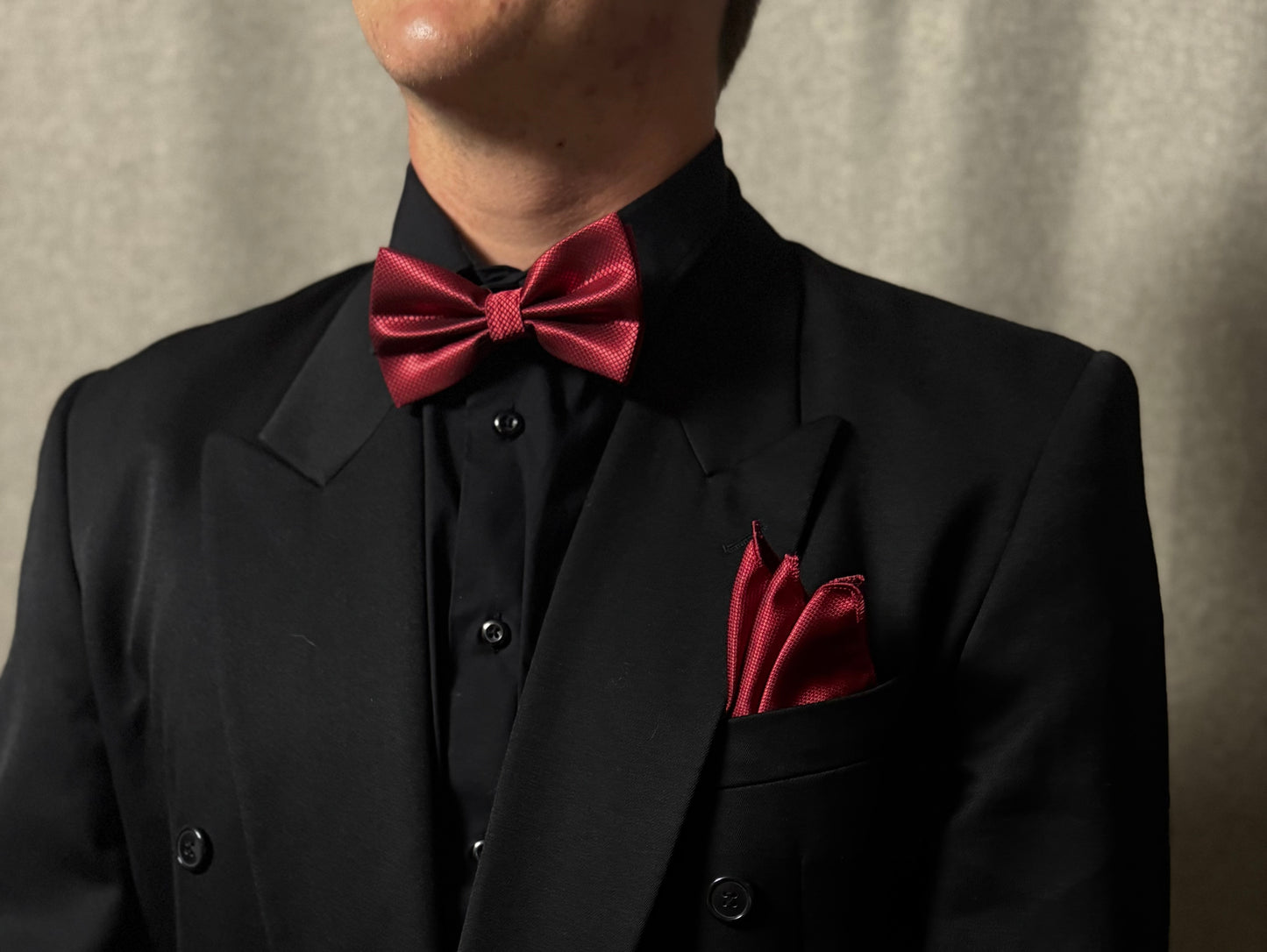 BOW TIE - WINE RED