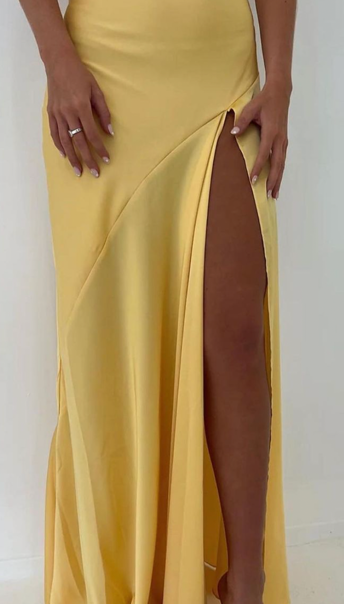 HNTR THE LABEL-GAIA GOWN GOLD SUN