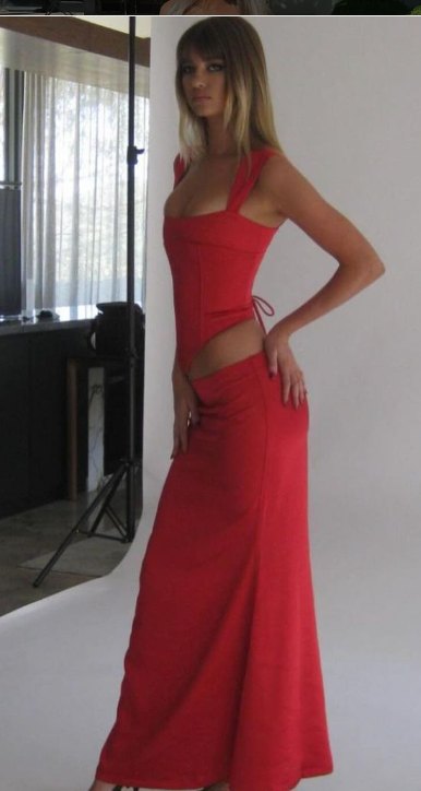 I AM DELILAH - VALARIE SET RED medium