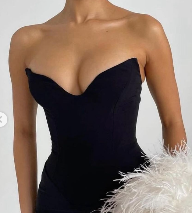 HOUSE OF CB - SABINE DRESS BLACK