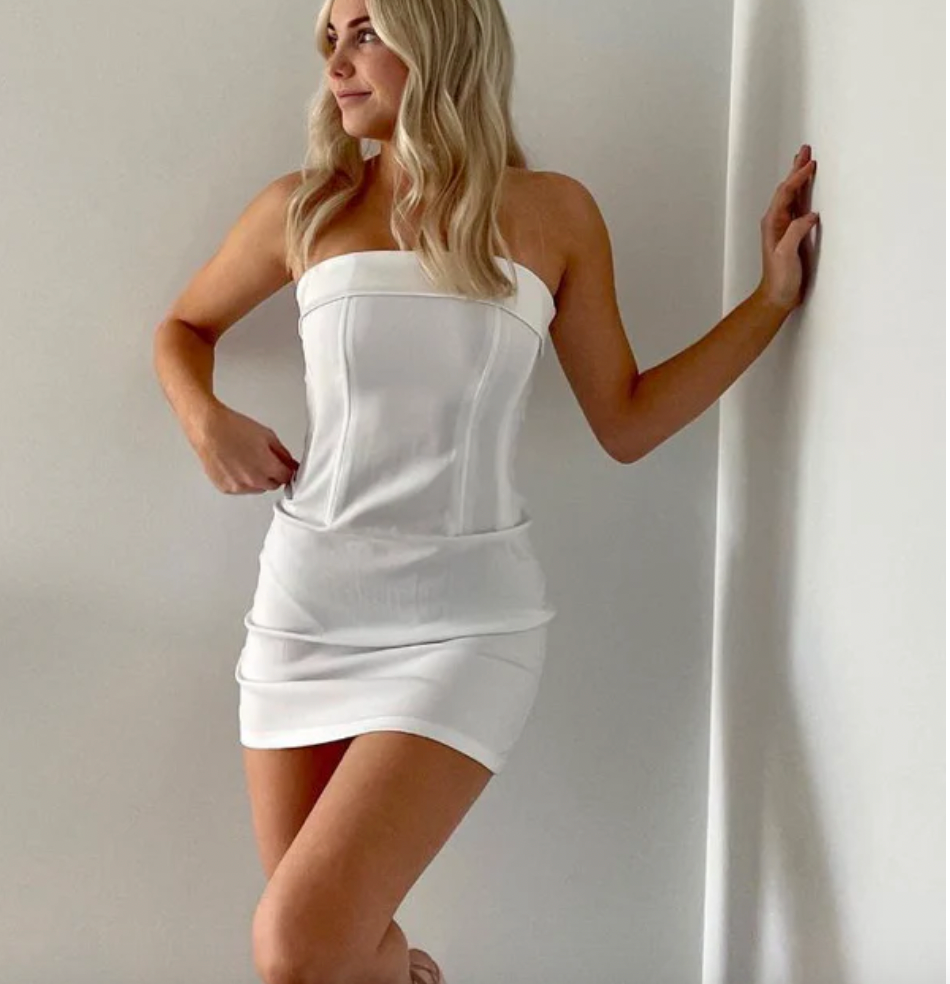 WITH JEAN - CHLOE CORSET DRESS
