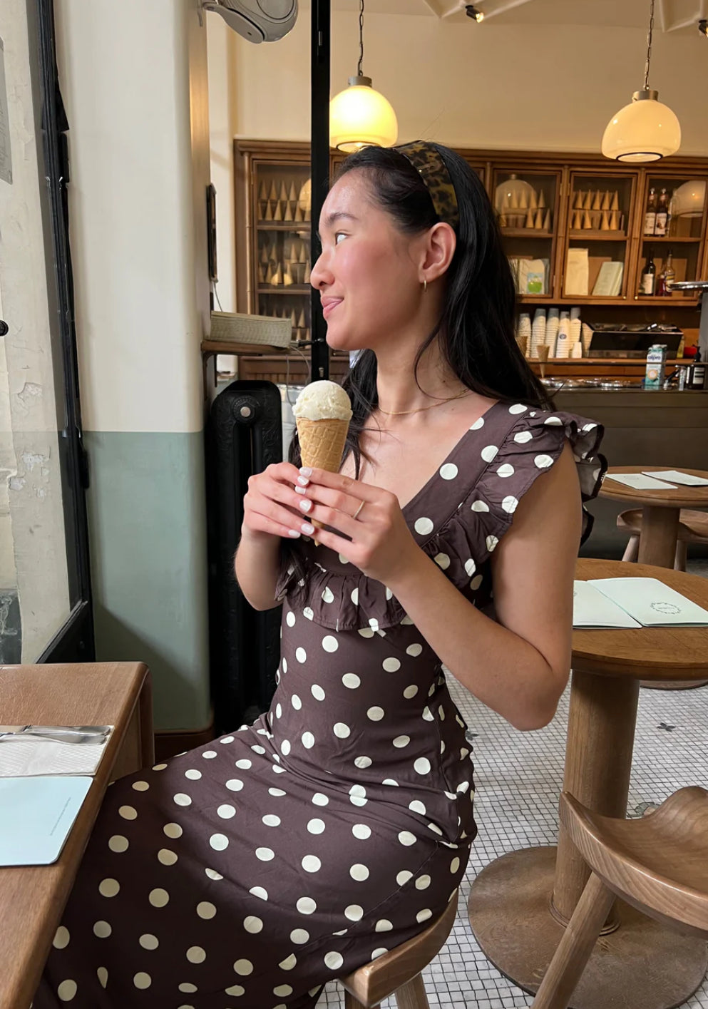 DESIGN BY SI - LUNA DRESS WITH POLKA DOTS