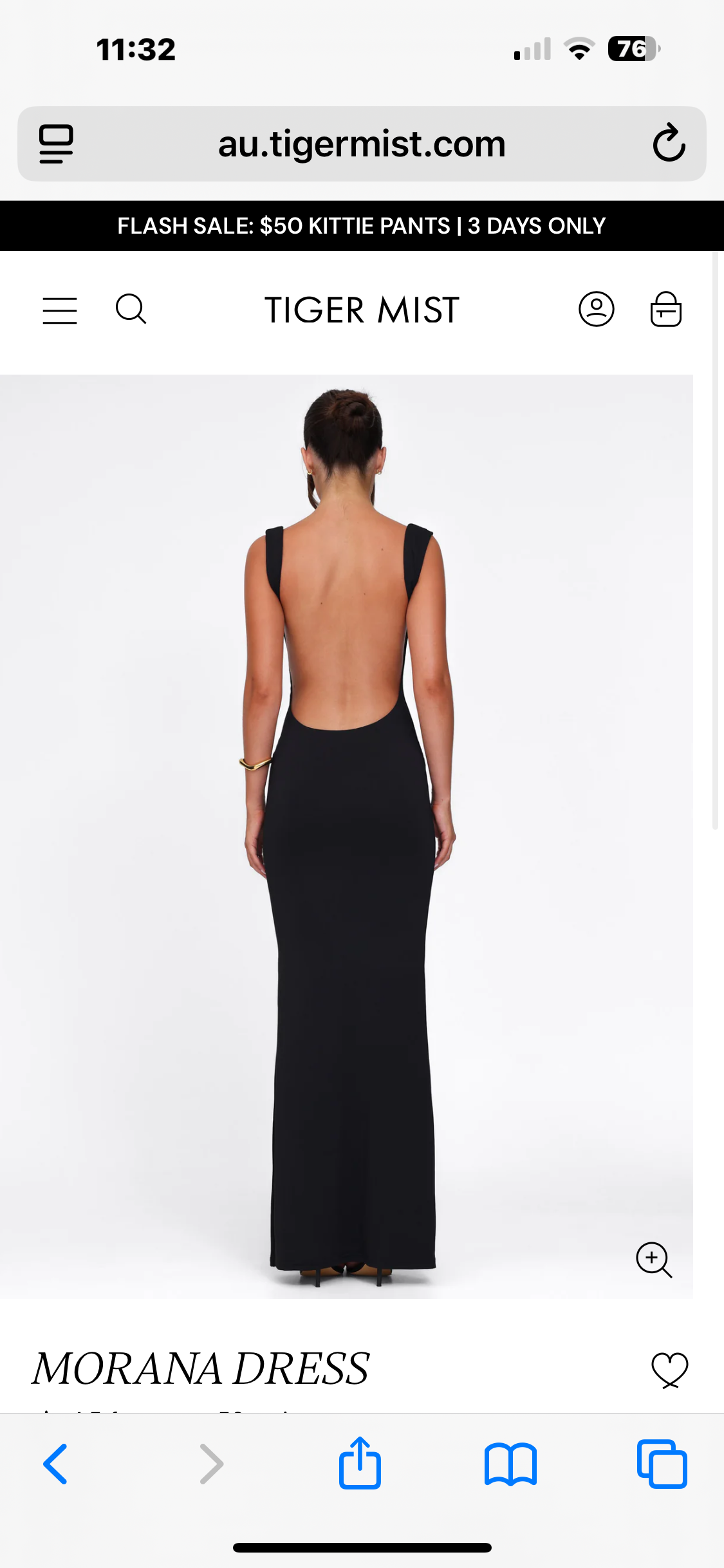 TIGERMIST- MORANA DRESS BLACK