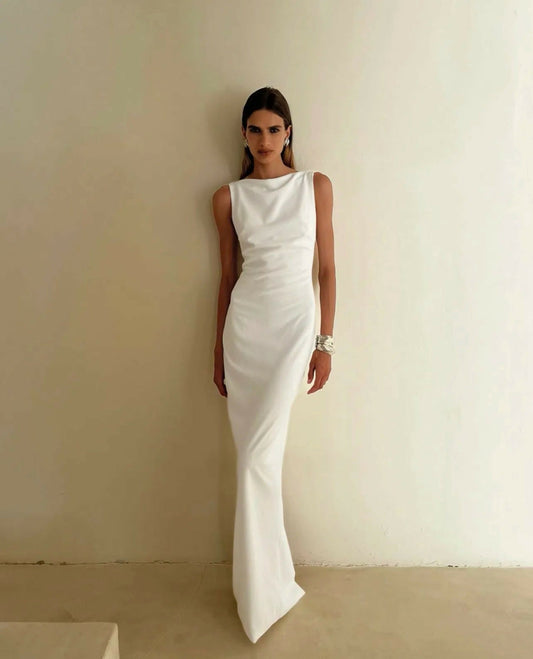 EFFIE KATS- VERONA GOWN WHITE