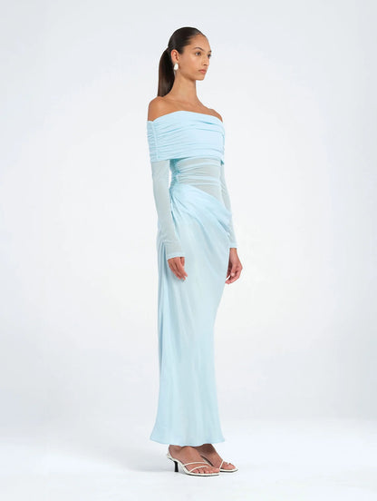 BENNI-YASMIN OFF THE SHOLDER MAXI