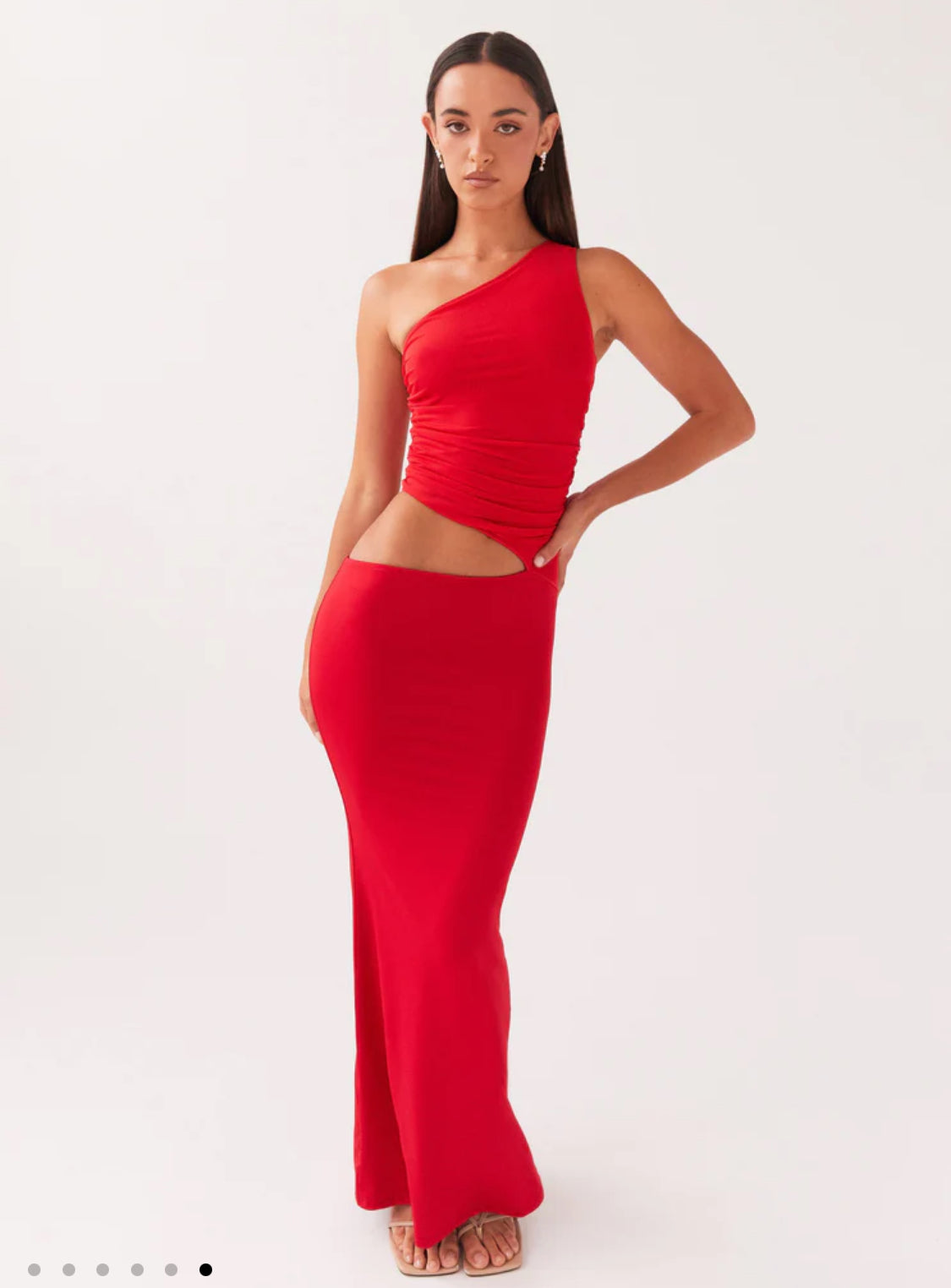 PEPPERMAYO- SERANELLA ONE SHOULDER MAXI