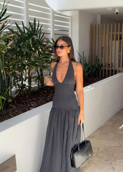 WHITE FOX-SWEET TEMPTATION HALTER MAXI