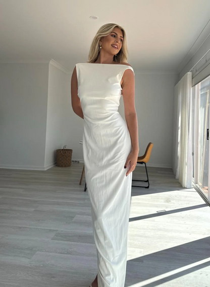 EFFIE KATS- VERONA GOWN WHITE