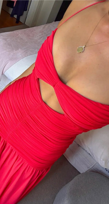 NOOKIE - MONROE MAXI DRESS RED
