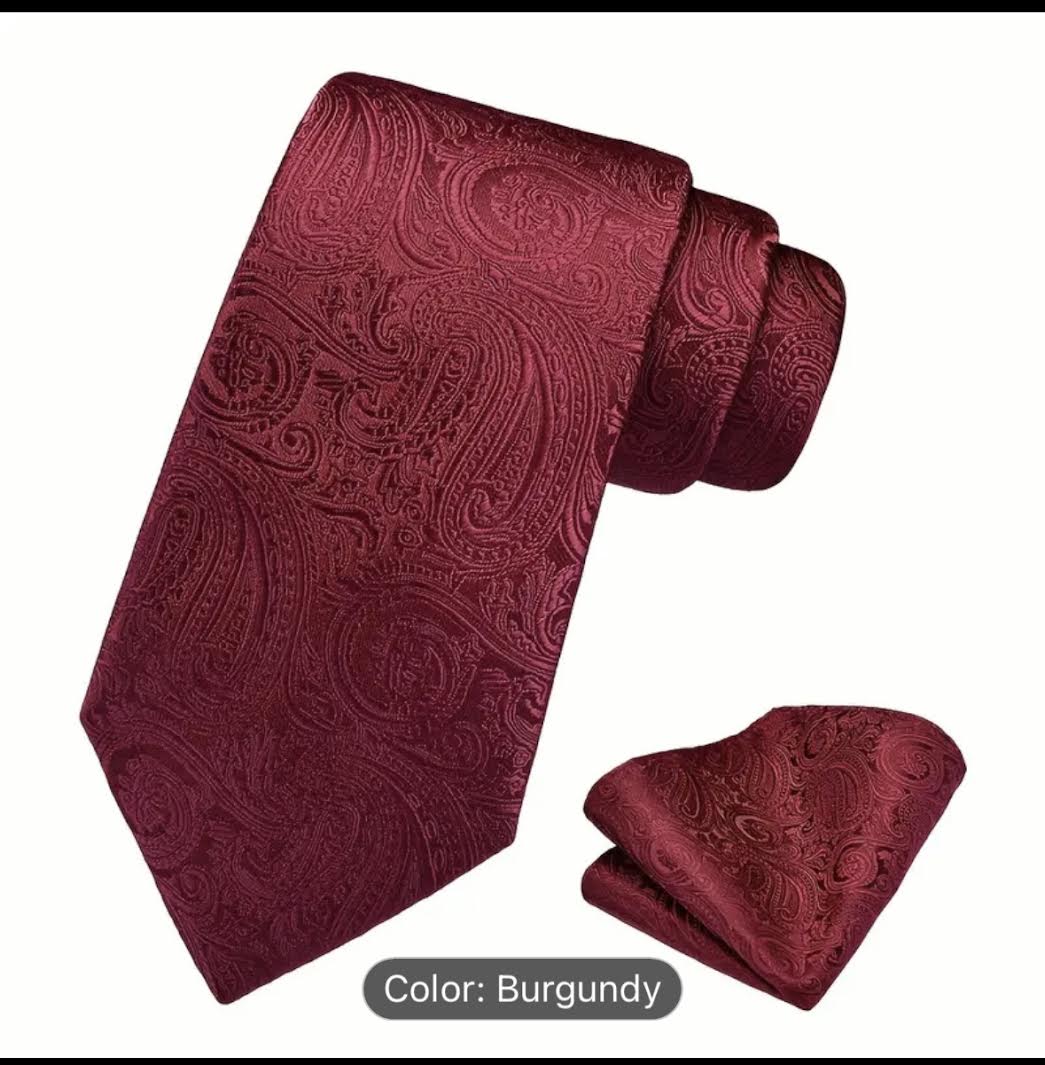 DRESS TIE - WINE RED