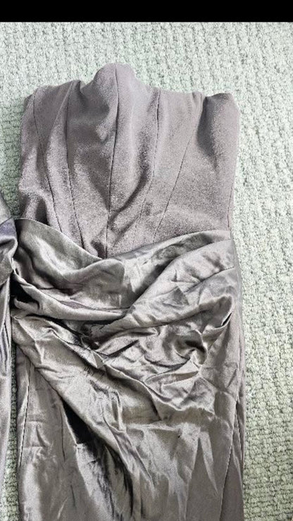 HOUSE OF CB - PERSEPHONE DRESS IN SMOKE