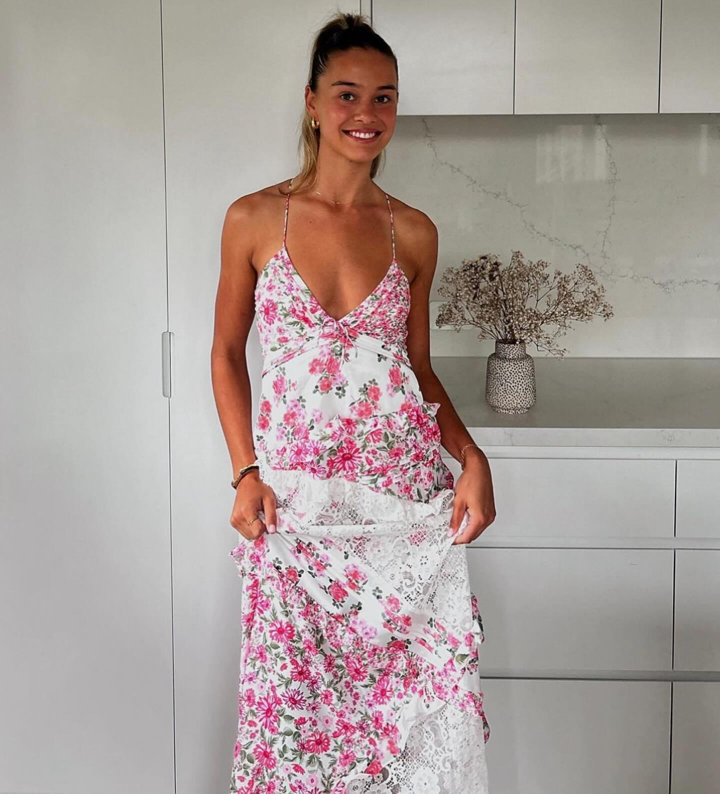 FOR LOVE AND LEMON - ROSALYN MAXI PINK