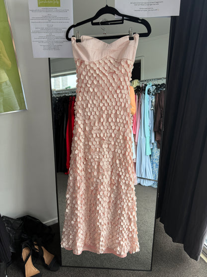 EX RENTAL MANNING CARTELL -SUPREME EXTREME BALCONETTE DRESS ROSEWATER