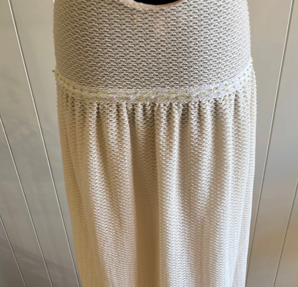 FAIT PAR FOUTCH COLETTE DRESS CREAM MAXI