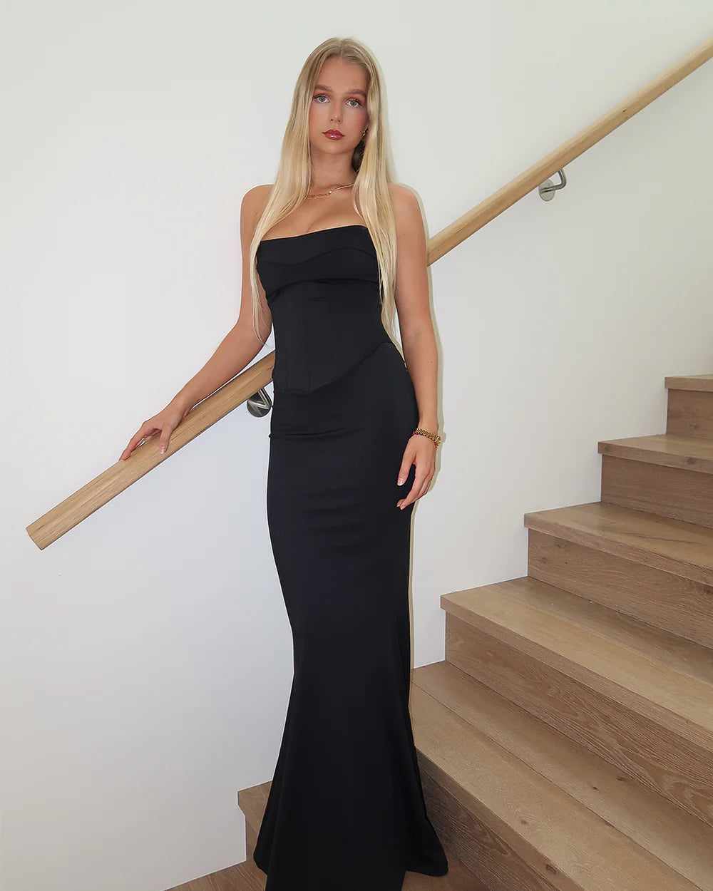 HNTR THE LABEL-NOIR LOUIE GOWN