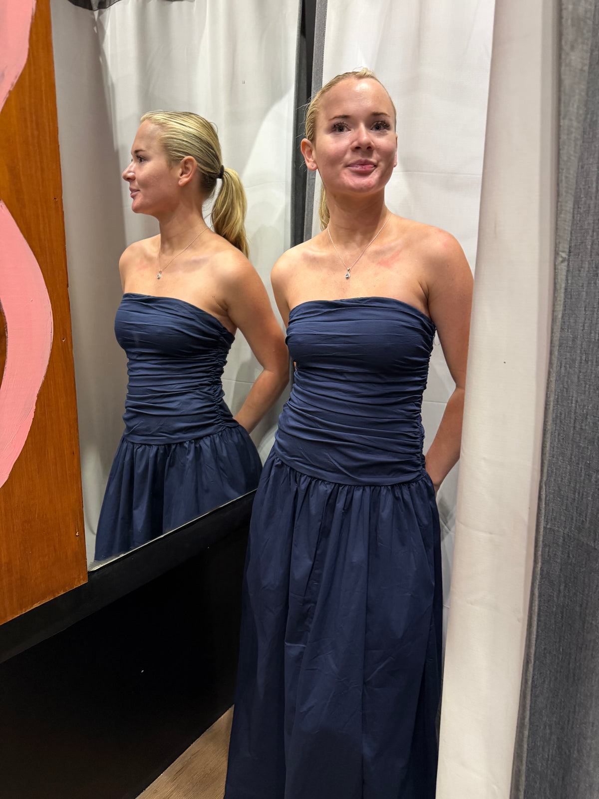 PEPPER MAYO- CARMEL MAXI NAVY
