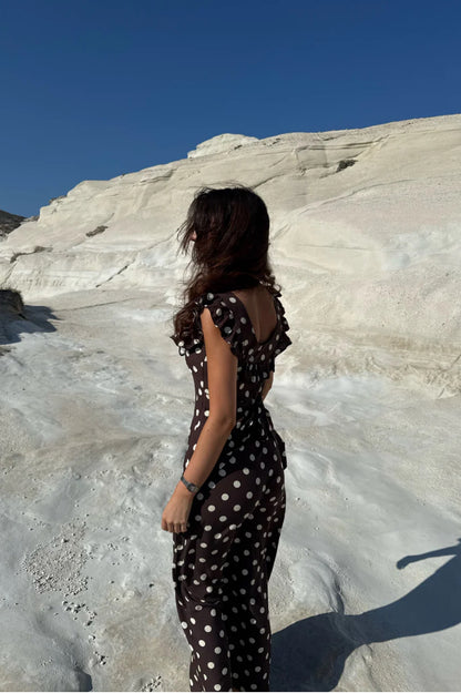 DESIGN BY SI - LUNA DRESS WITH POKADOTS