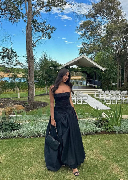 AJE -VIOLETTE BUBBLE HEM MAXI DRESS