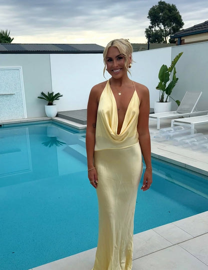 NATALIE ROLT -GABI GOWN (lemon)
