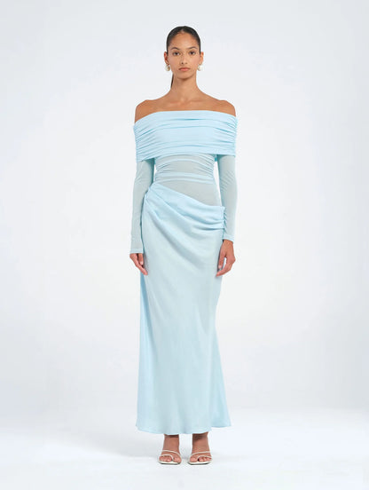 BENNI-YASMIN OFF THE SHOLDER MAXI