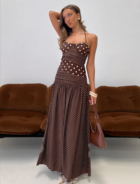 PRINCESS POLLY- MARGUERITE HALTER MAXI DRESS