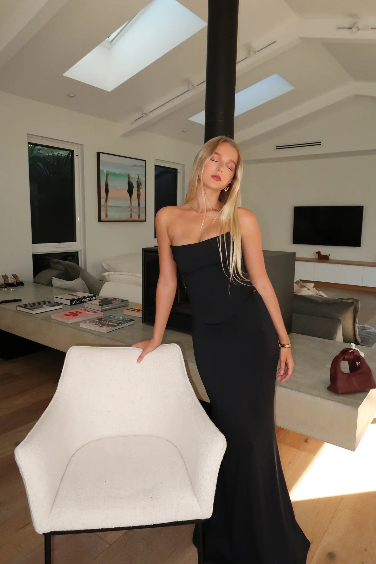 HNTR THE LABEL-NOIR LOUIE GOWN