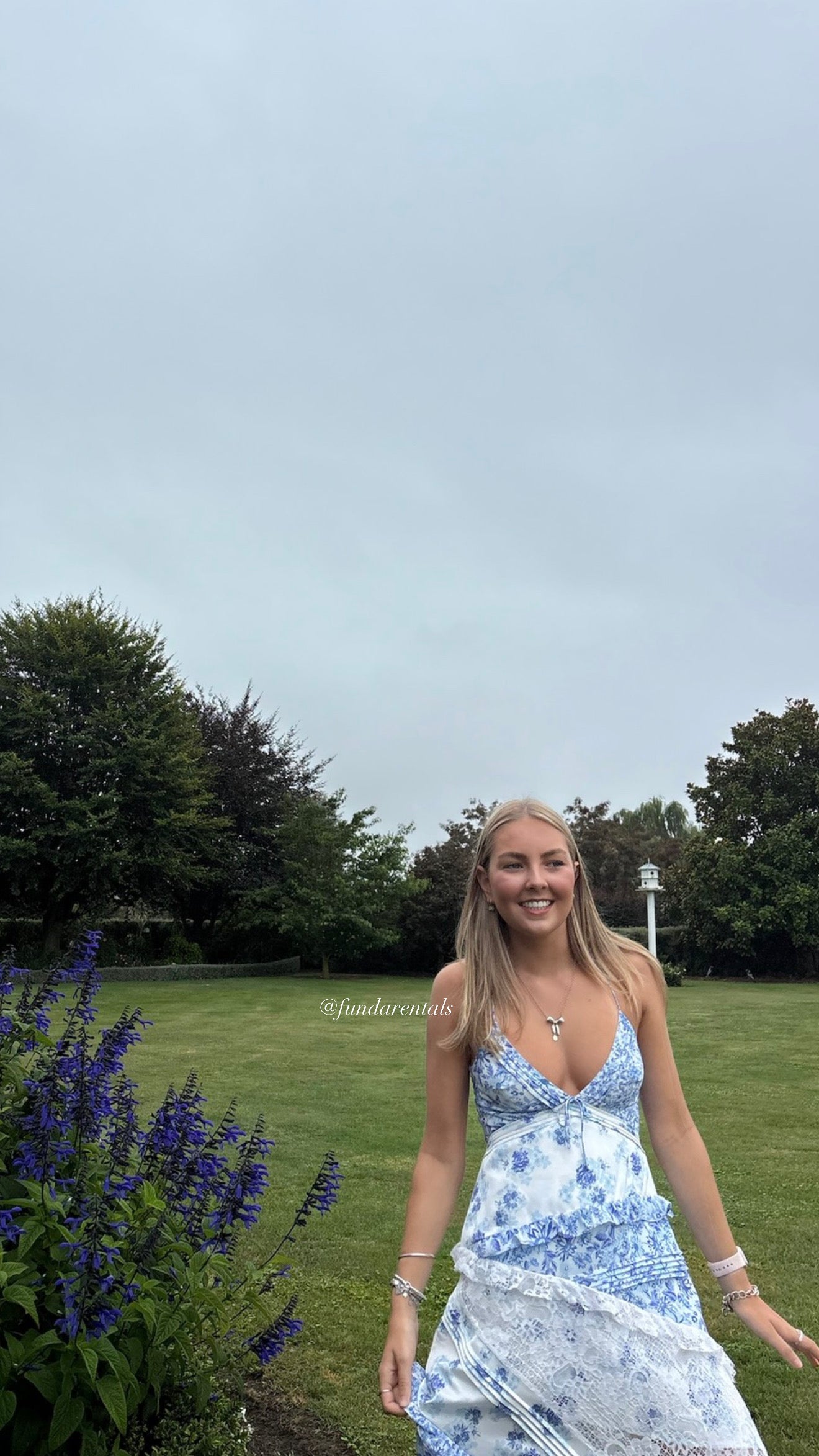 FOR LOVE AND LEMONS -ROSALYN MAXI BLUE