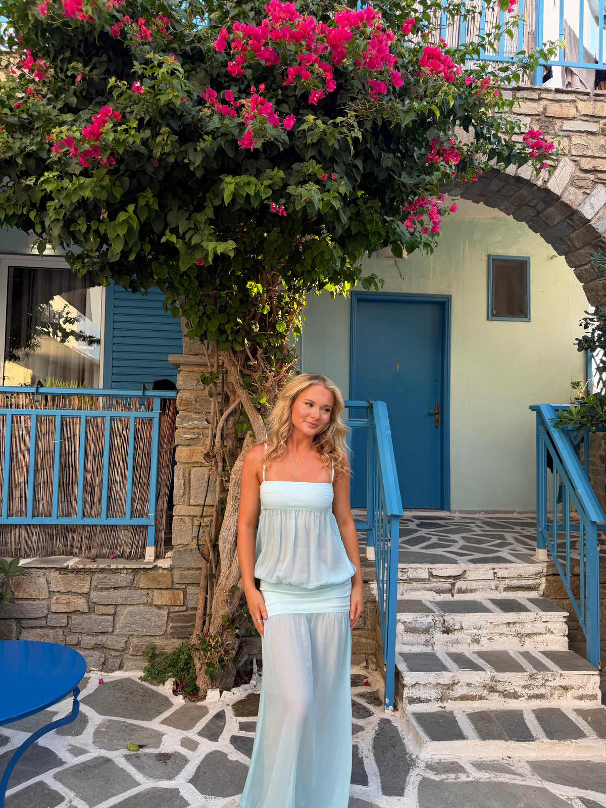 ANCE GRIA -ROMEO GOWN AQUA BLUE