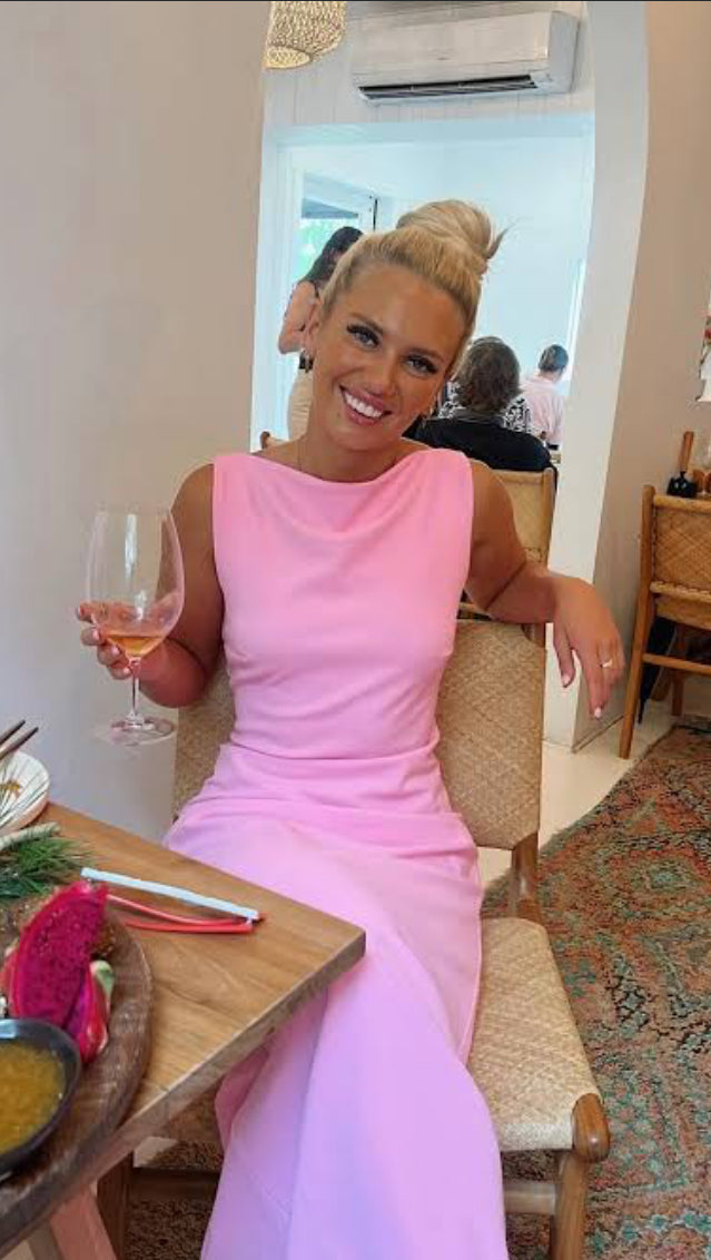 EFFIE KATS VERONA GOWN TAFFY PINK